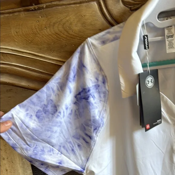 White and Purple Polo Shirt - Picture 15 of 16